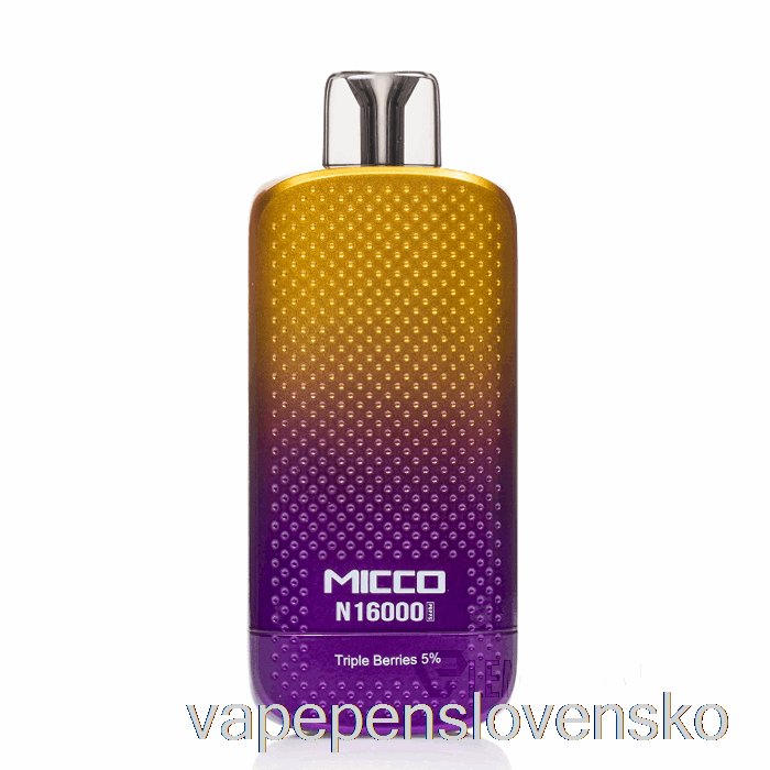 Horizontech Micco N16000 Jednorazovy Triple Berries Vape Slovensko
